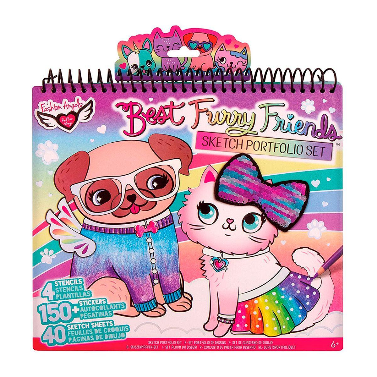 Cuaderno para Colorear Fashion Angels Pet lover-0