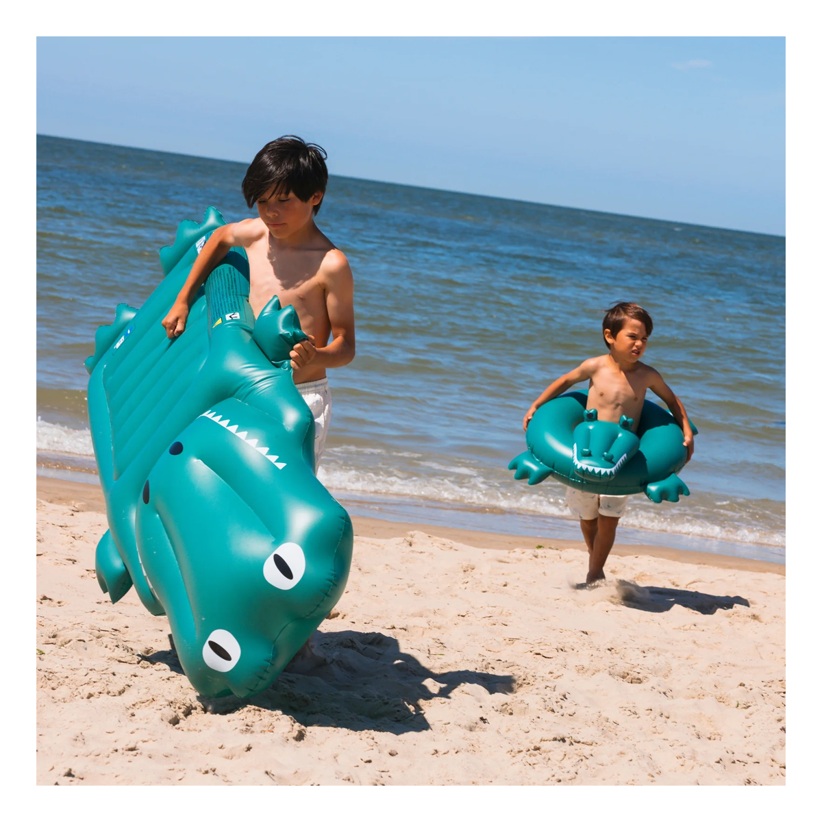 Flotador de Aro Cocodrilo Swim Essentials-3