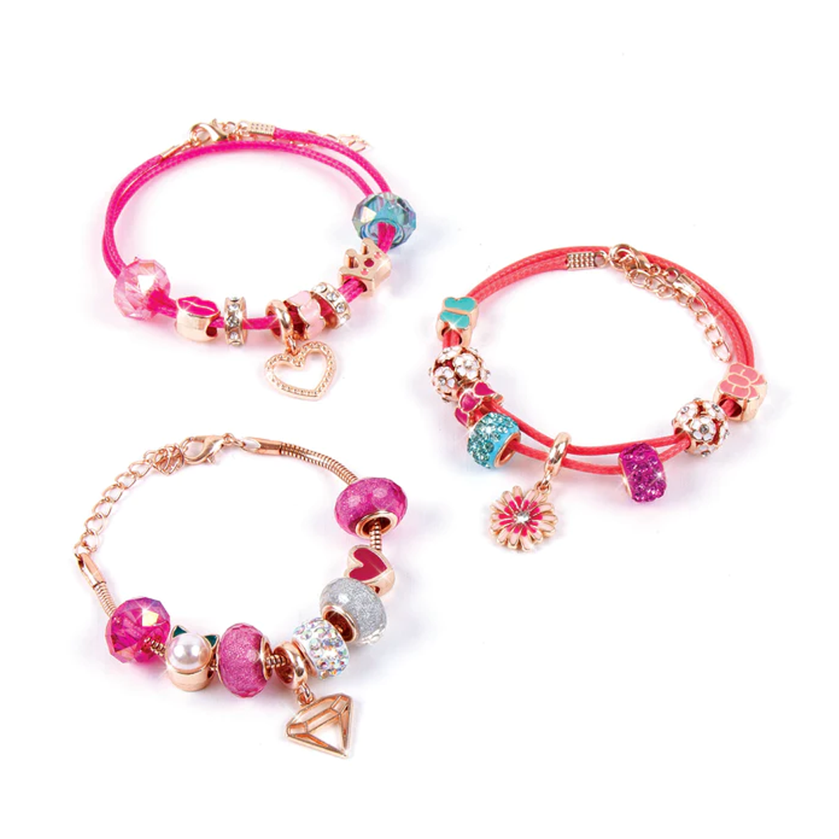 Pulsera Amuleto Princesa Rosa Make It Real-3