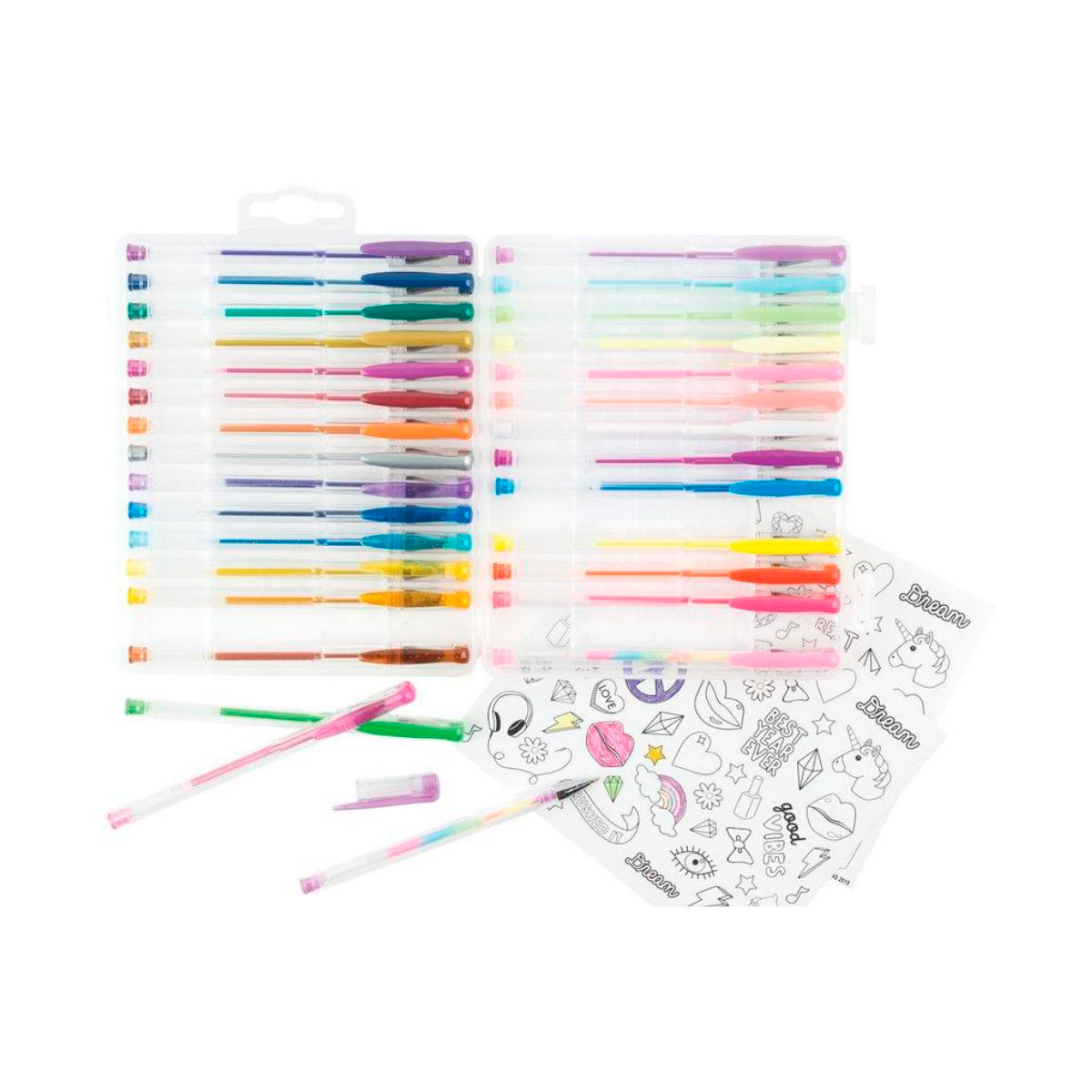 Lápices Gel Make It Real Set 30 Colores-2