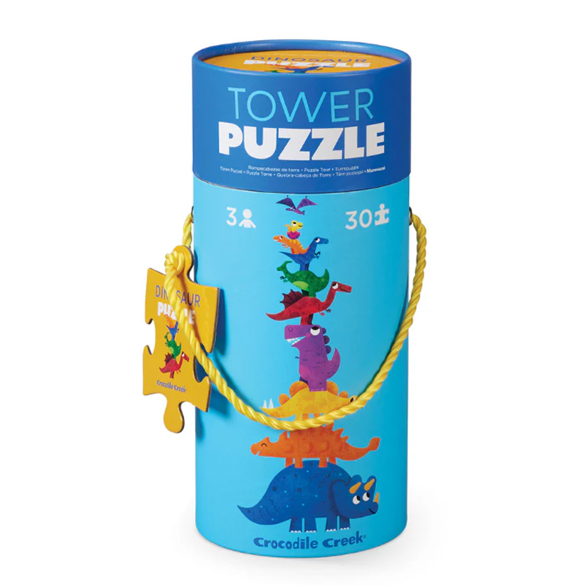 Puzzle Vertical Dinosaurios 30pcs Crocodile Creek-0