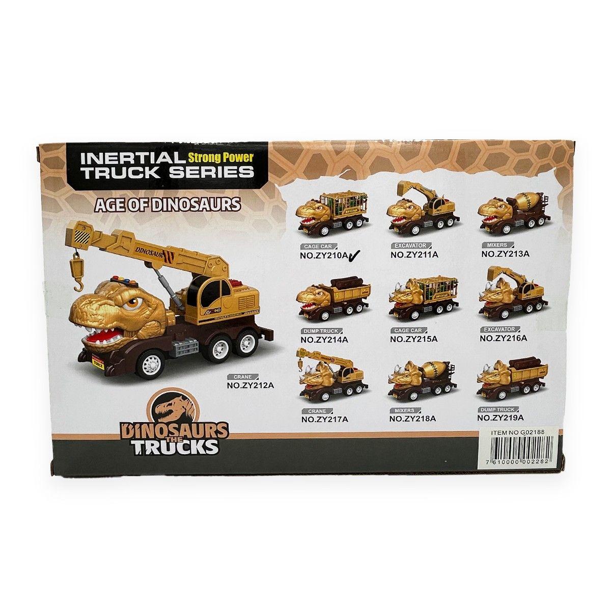 Camión Dinosaurio a Fricción con Sonidos Magnetics-2