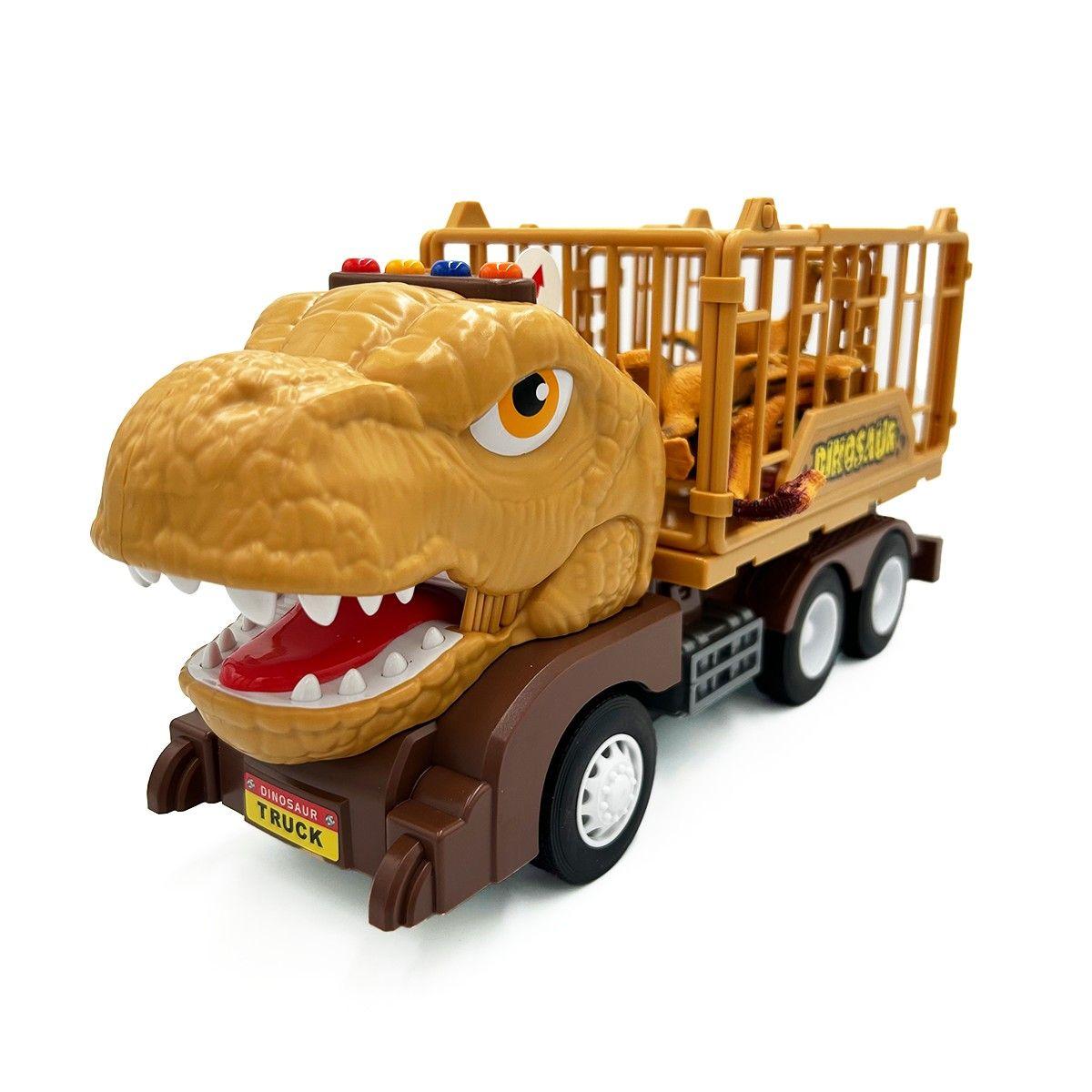 Camión Dinosaurio a Fricción con Sonidos Magnetics-4
