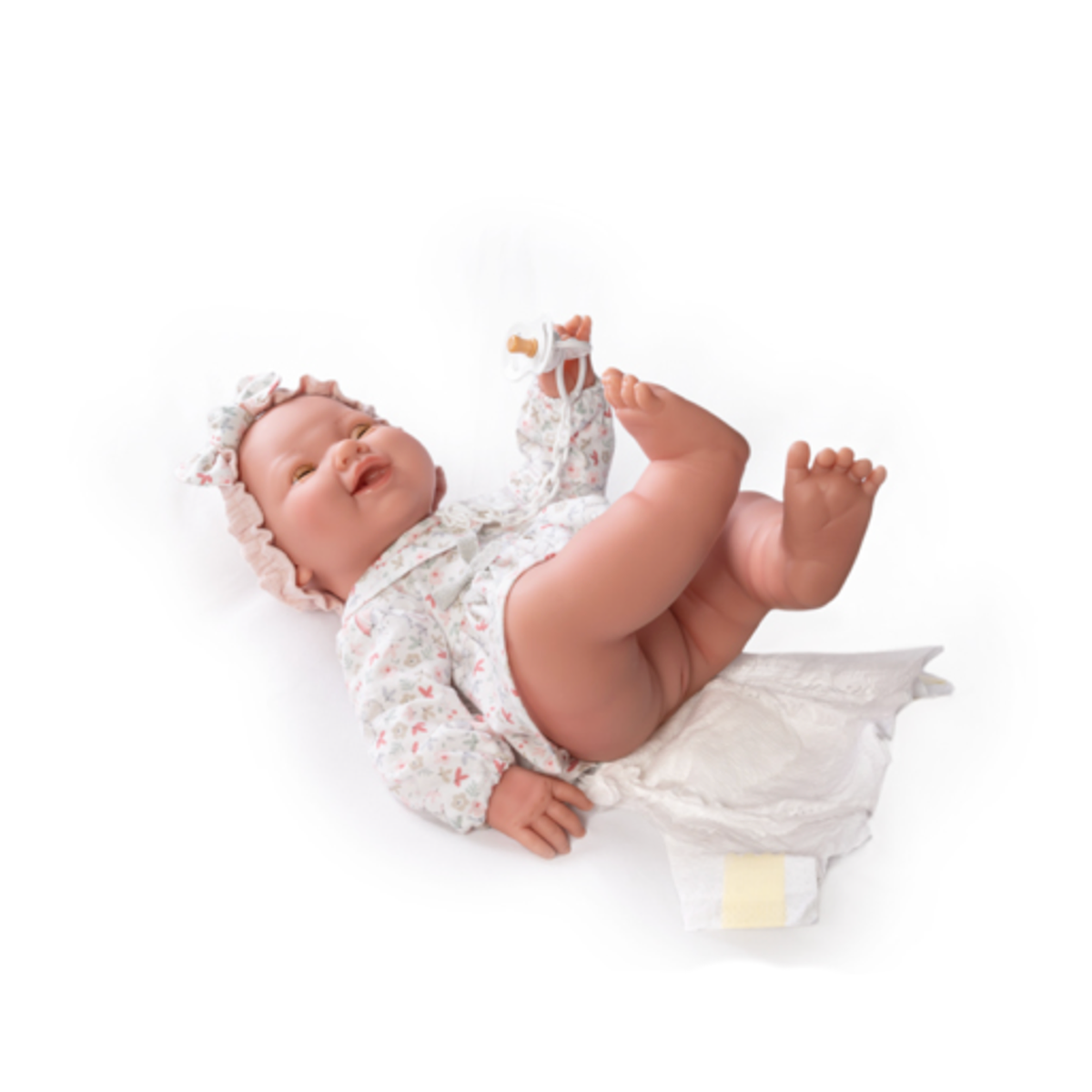 Bebé Reborn Mia Pipí Antonio Juan con Mochila-2