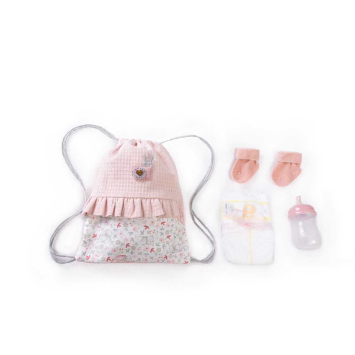 Bebé Reborn Mia Pipí Antonio Juan con Mochila-3