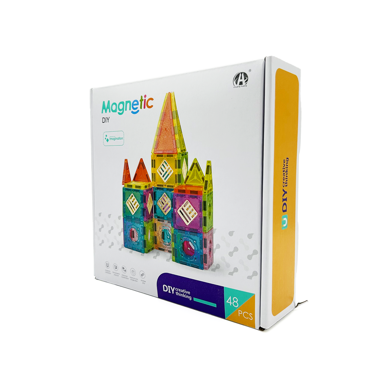 Bloques Magnéticos para Construir 48 Piezas-1