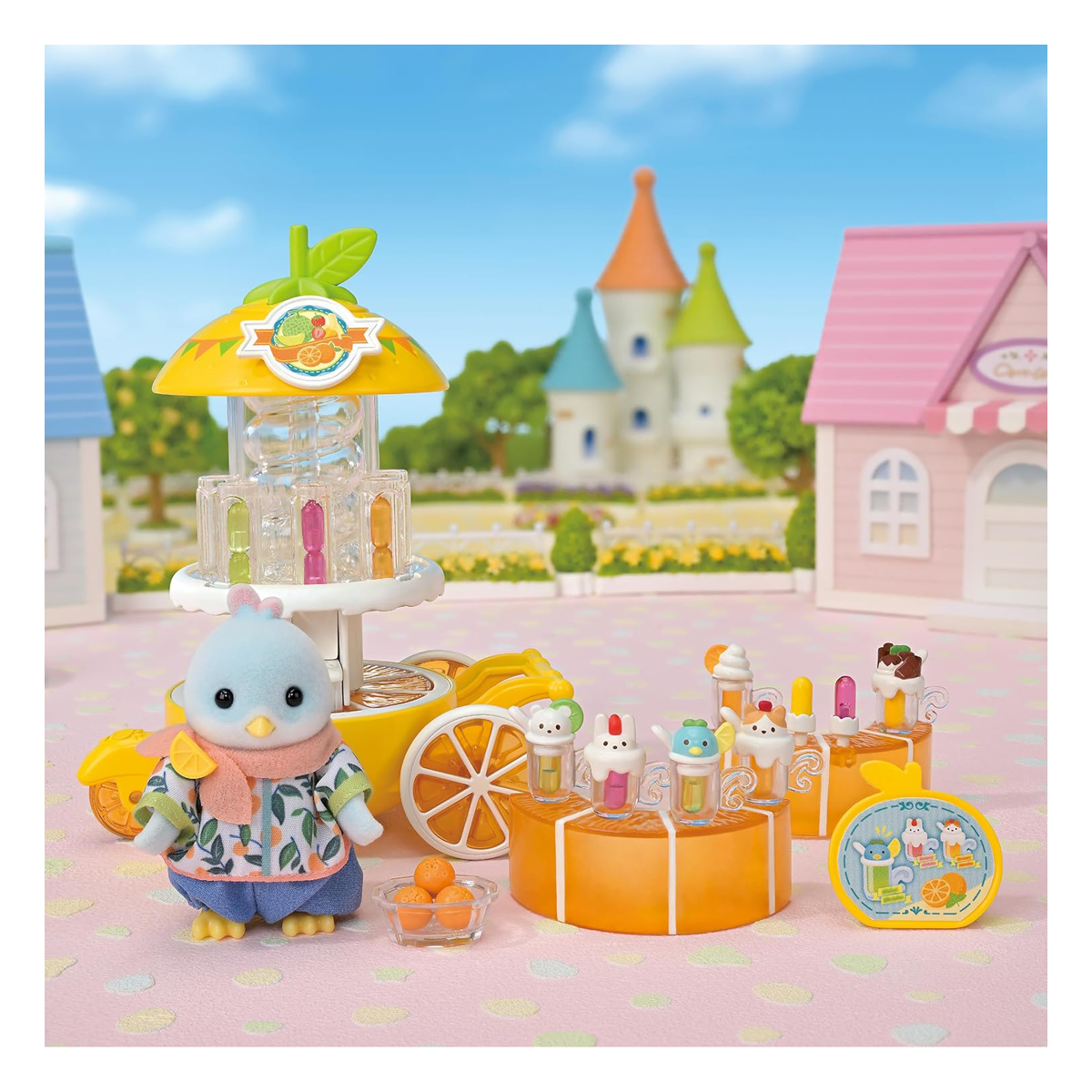 Puesto de Jugos de la Familia Cítrico Sylvanian Families-2