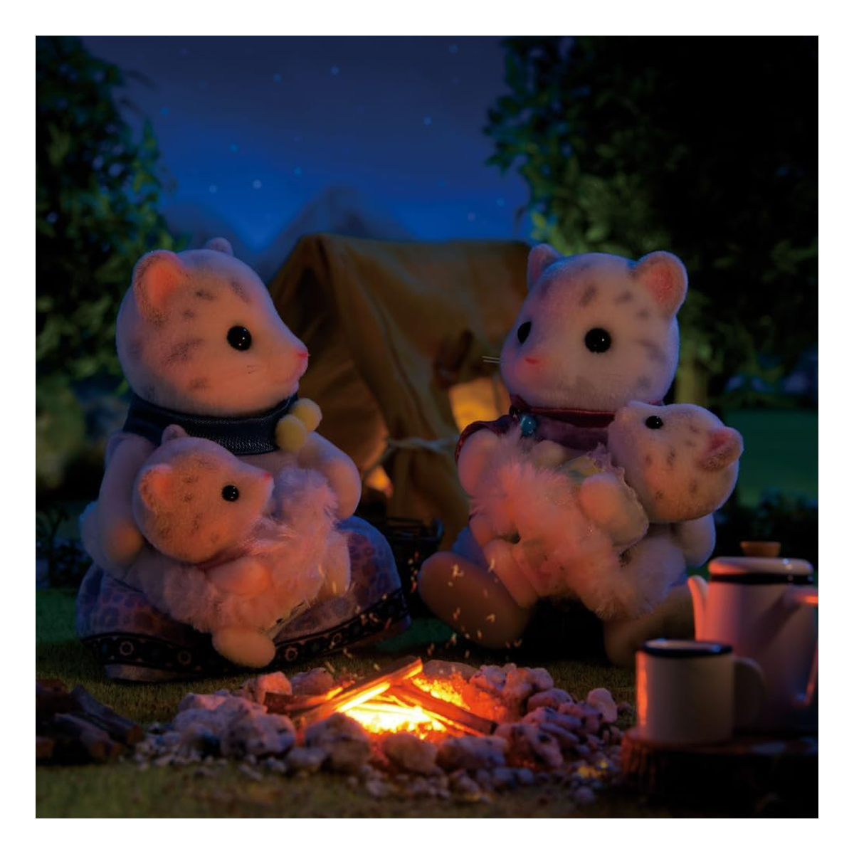 Familia Leopardo de las Nieves Sylvanian Families-3