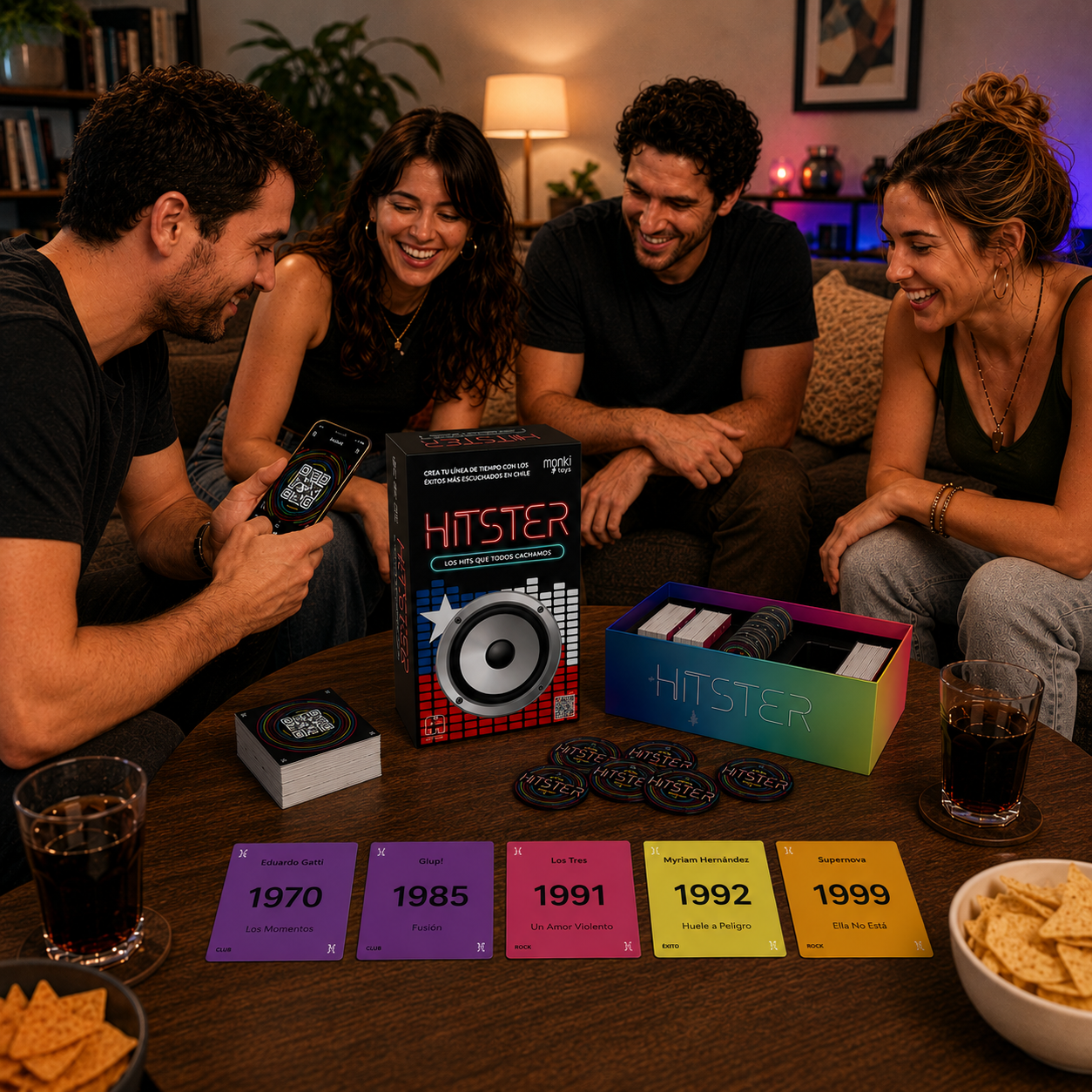 Juego de Mesa Hitster Chile-2