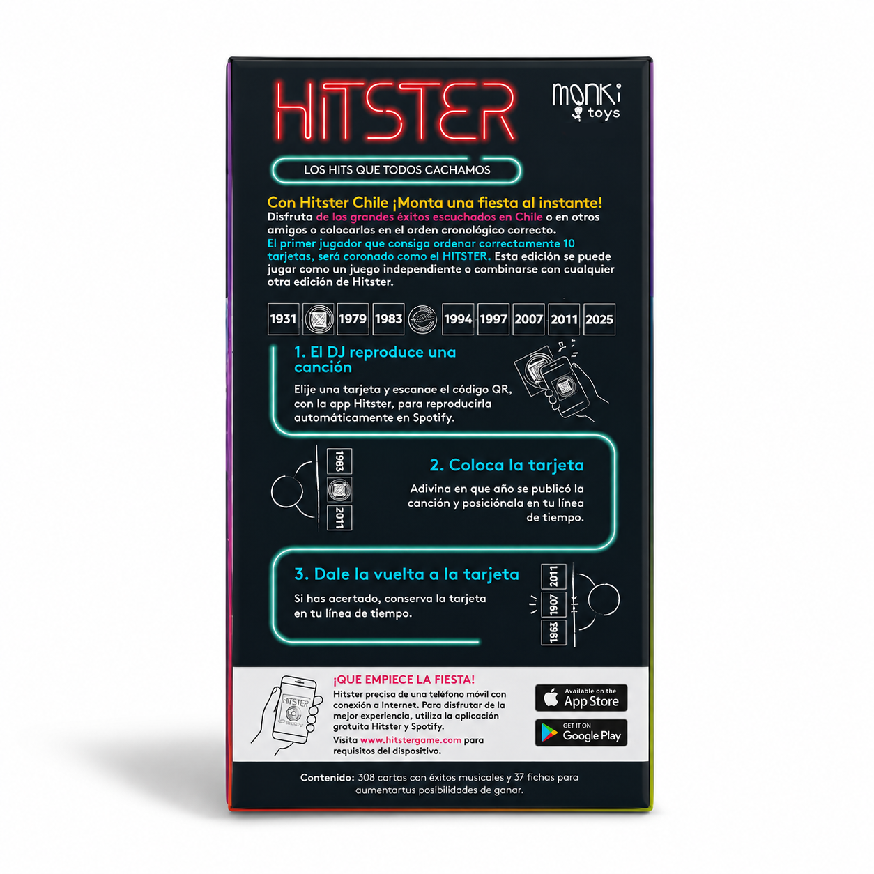 Juego de Mesa Hitster Chile-3