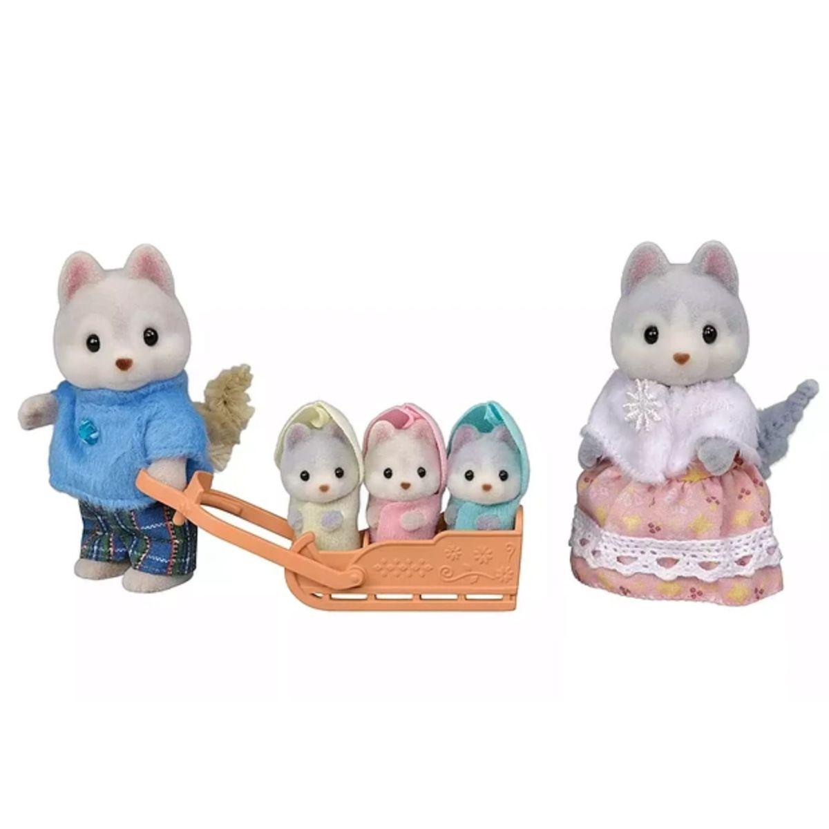 Familia Husky Sylvanian Families-1