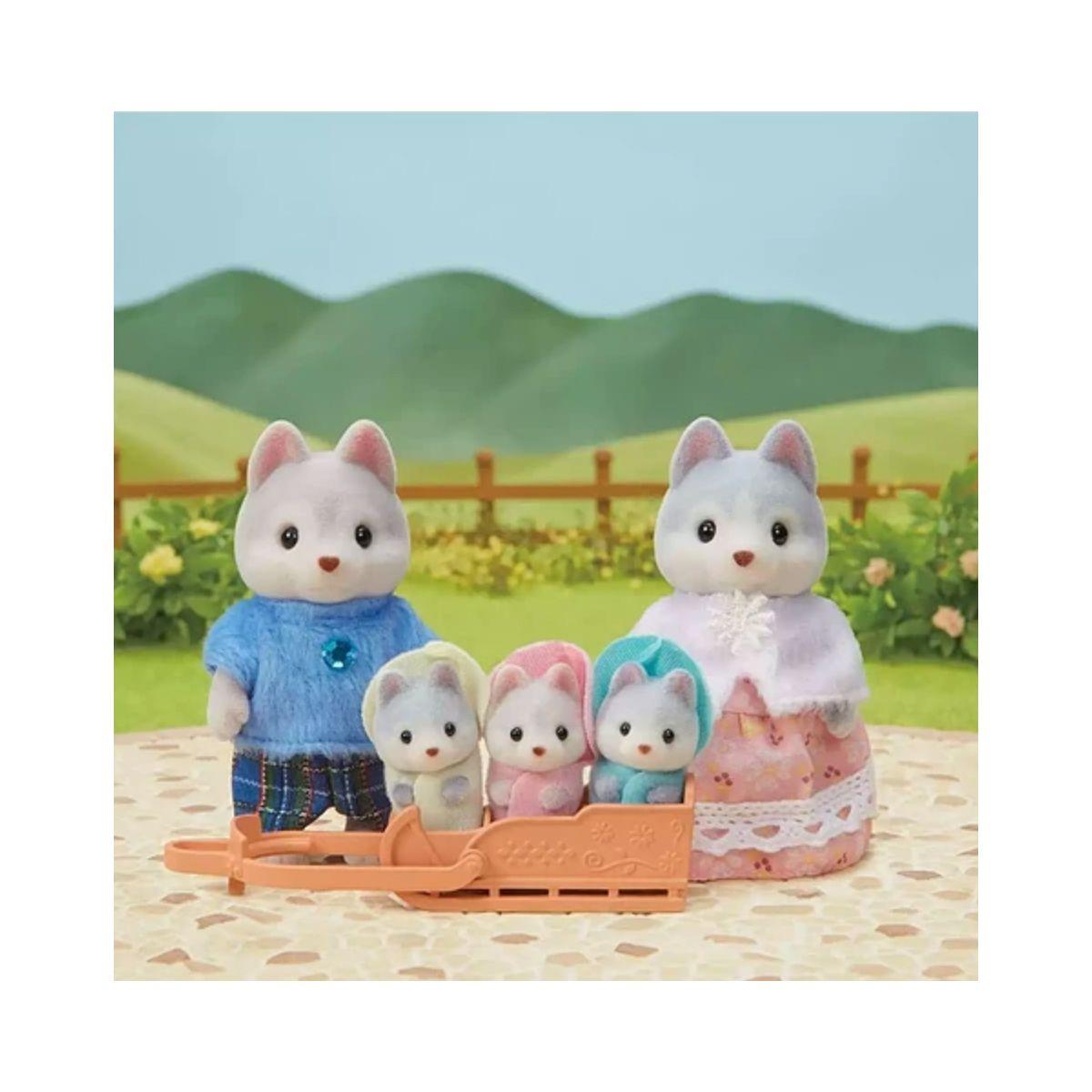 Familia Husky Sylvanian Families-2