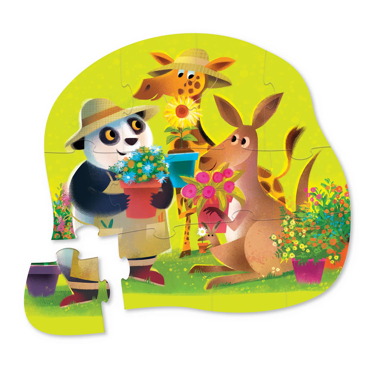 Mini Puzzle Poder de las Flores 12pcs Crocodile Creek-1