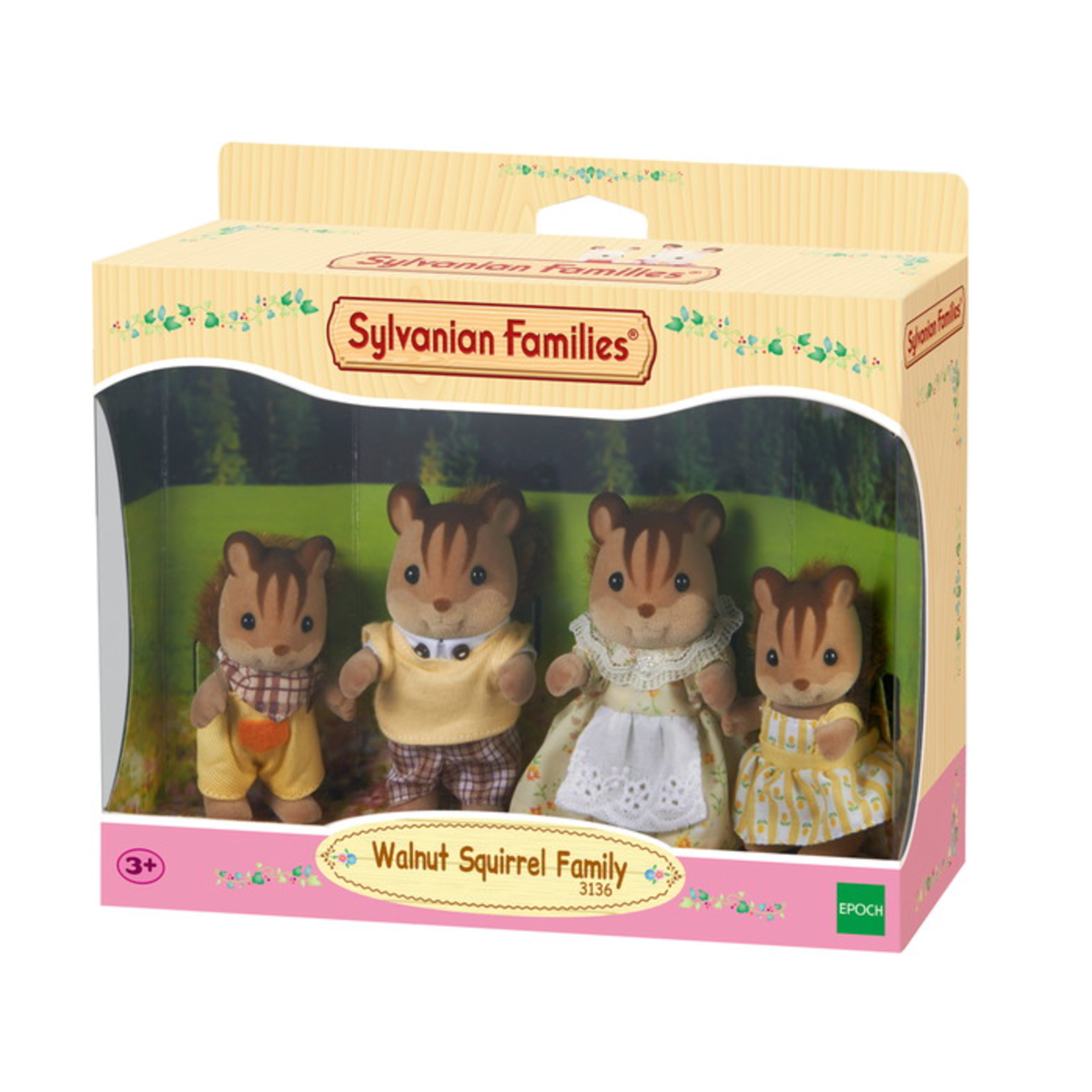 Familia Ardillas Nuez Sylvanian Families-0