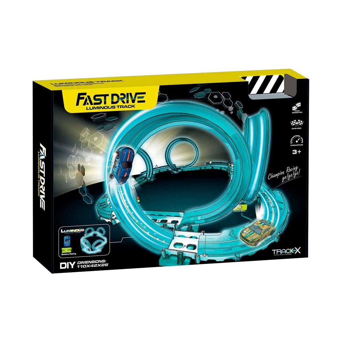 Pista de Auto Luminosa Magnetics con 4 Loops-0
