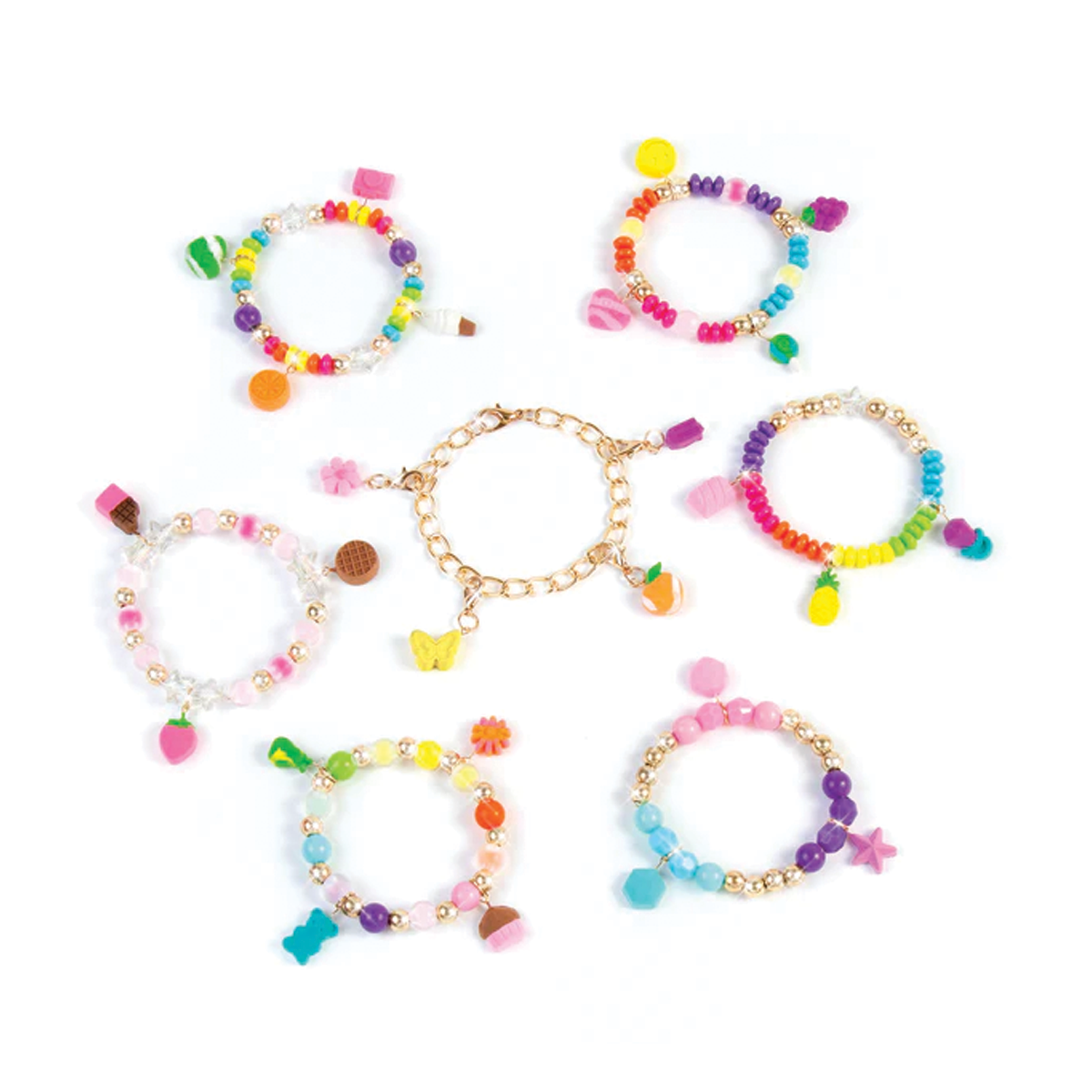 Pulseras con Amuletos de Arcilla Make It Real-2
