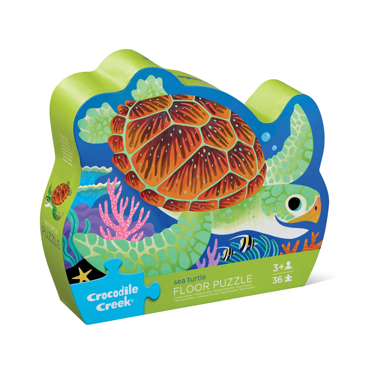 Puzzle Tortuga Marina 36pcs Crocodile Creek-0