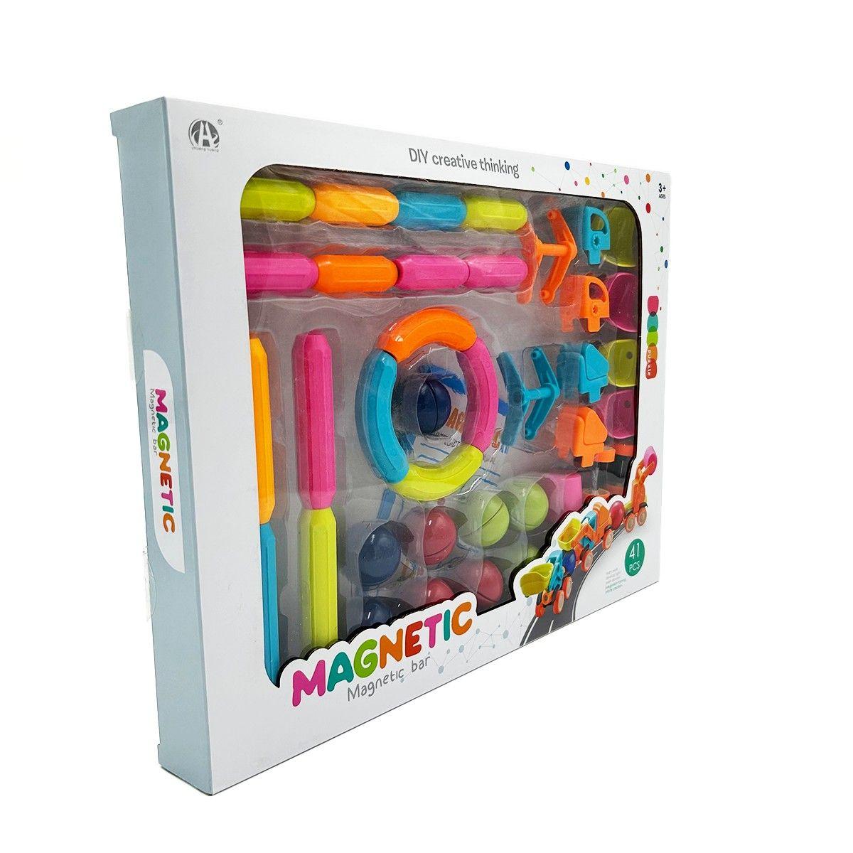 Vehículo Magnético para Construir 48pcs Magnetics-2