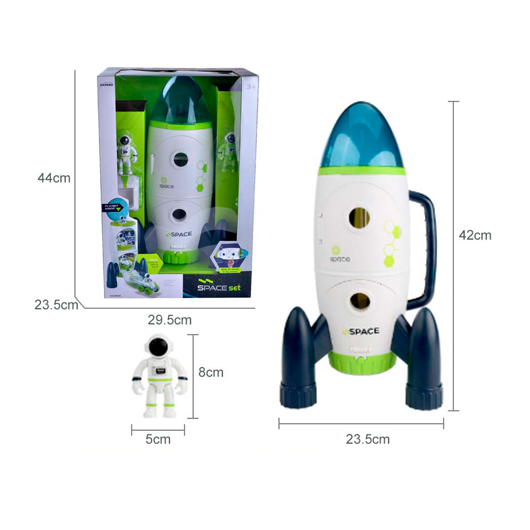 Cohete Espacial con Luces, Sonidos y Figuras-2