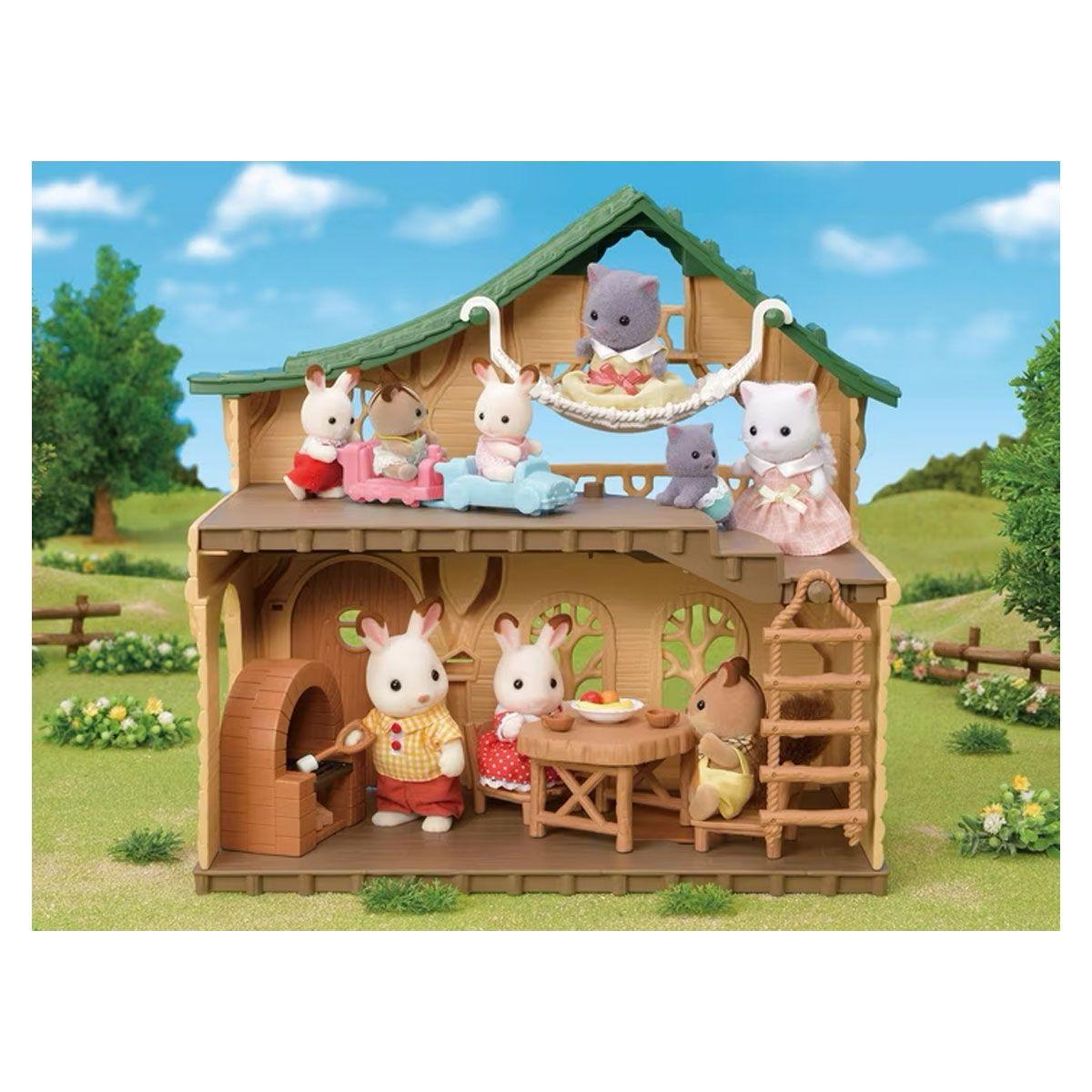 Cabaña del lago Sylvanian Families-2