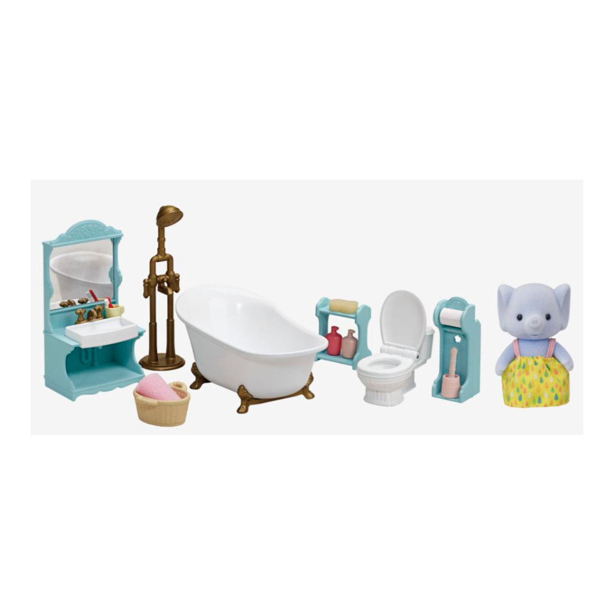 Bebé Elefante Sylvanian Families con Baño-1