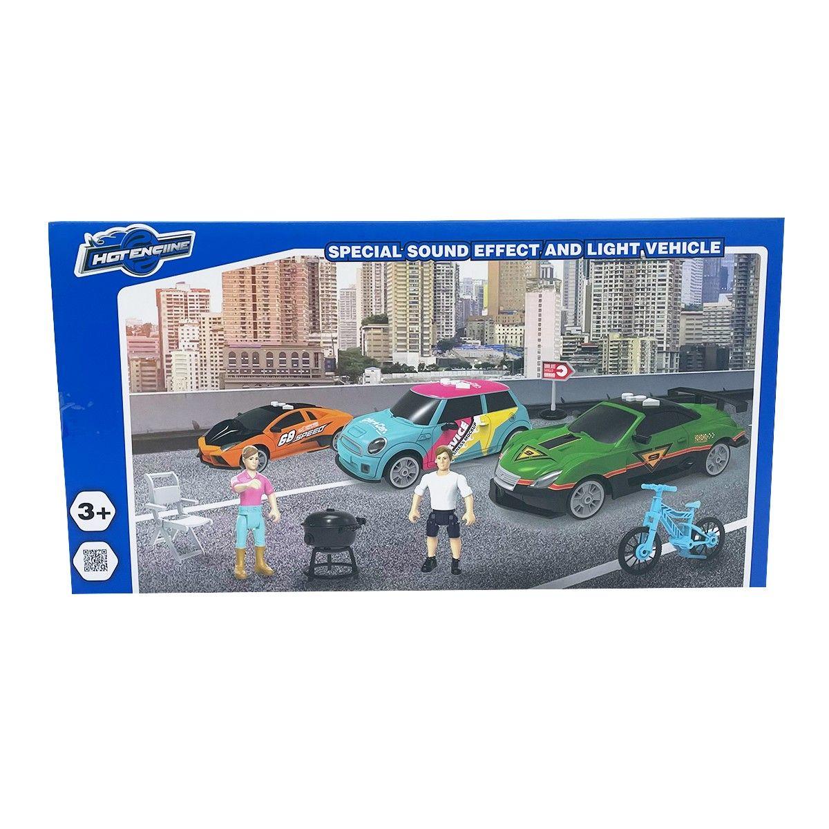 Auto Deportivo con Efectos, Luz y Sonido Magnetics-4