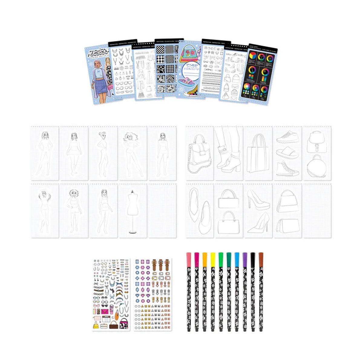 Portafolio Diseños de Moda con Lápices-2