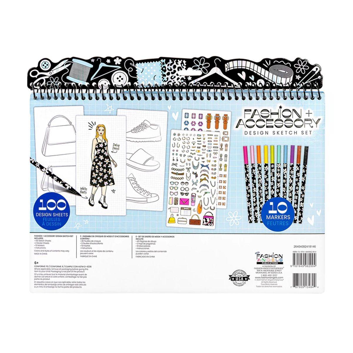 Portafolio Diseños de Moda con Lápices-4