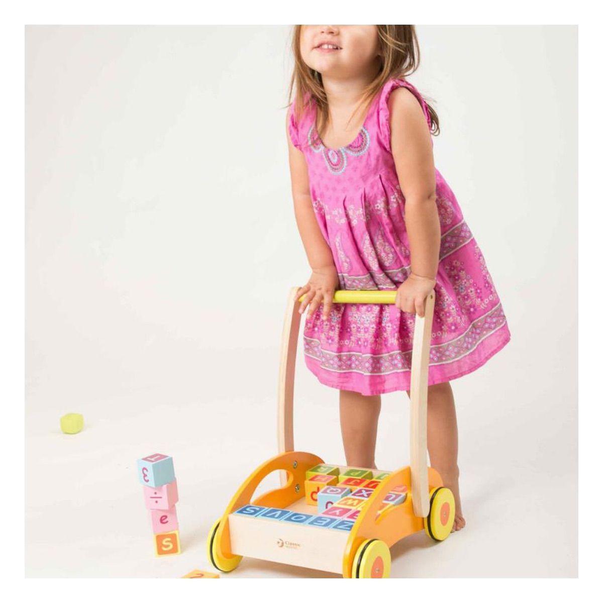 Correpasillo de Madera con Bloques Classic World-3