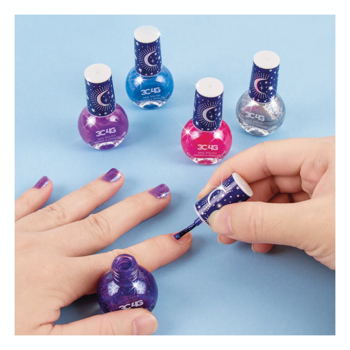 Pinta Uñas Make It Real Celestial Set Hexagonal 5 Colores-2