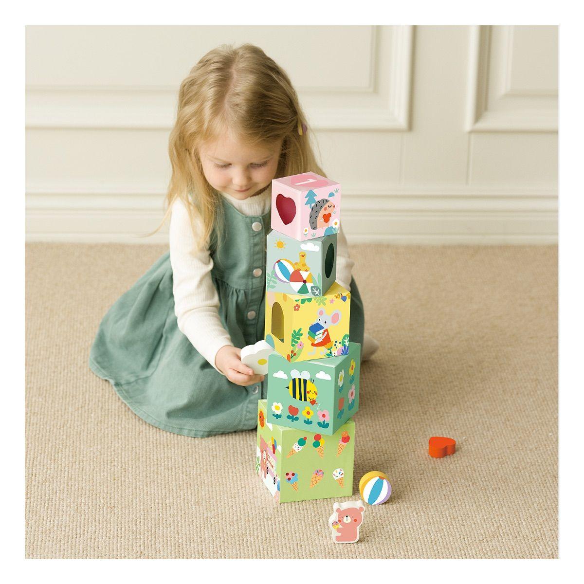 Cubos Apilable Bosque Classic World-5