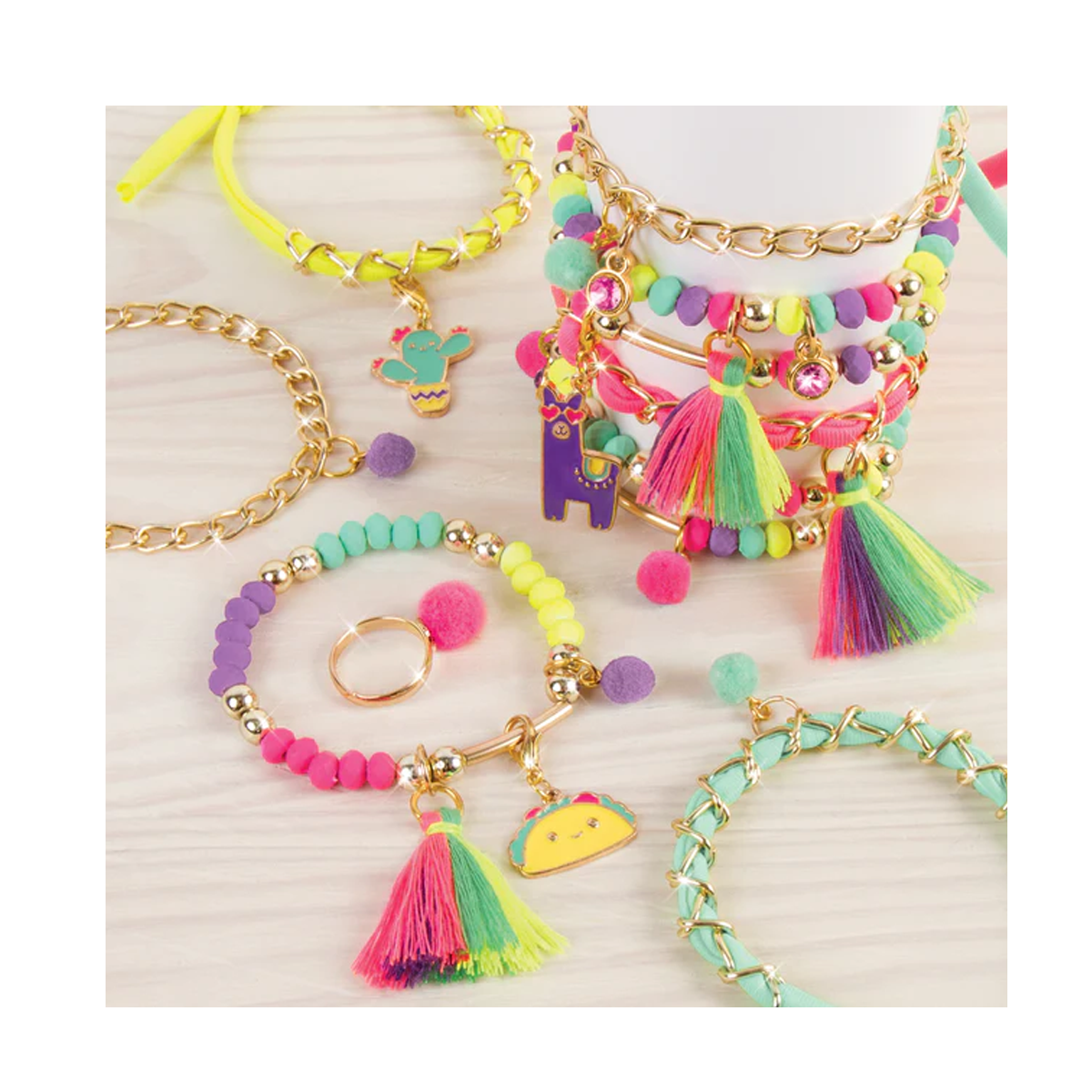 Pulseras Amuletos Fluorescentes Make It Real-3