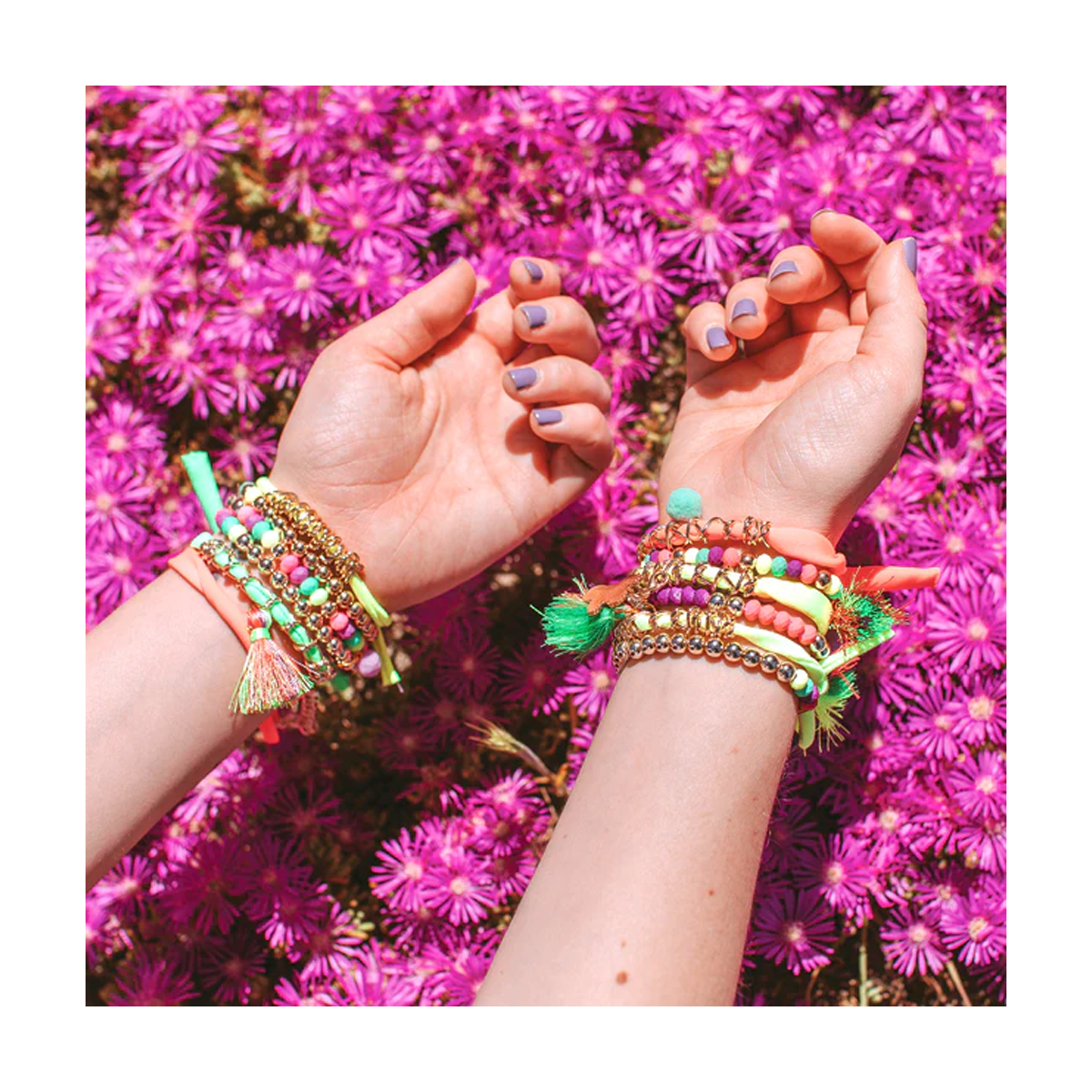 Pulseras Amuletos Fluorescentes Make It Real-4