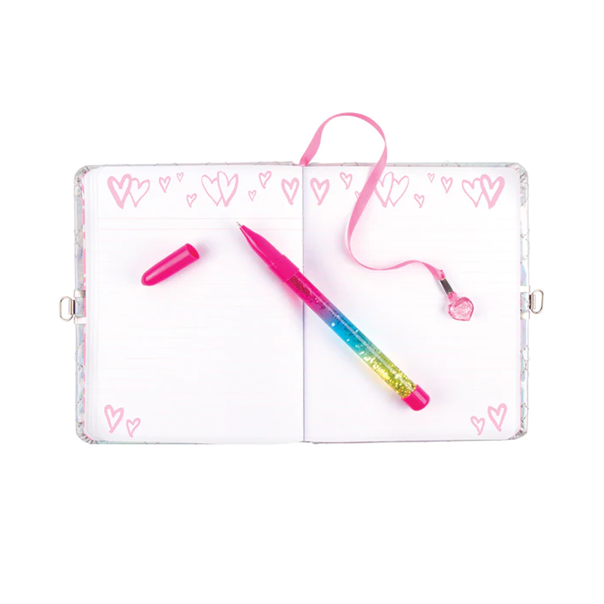 Diario Acolchado Corazones Tornasol Make It Real-2