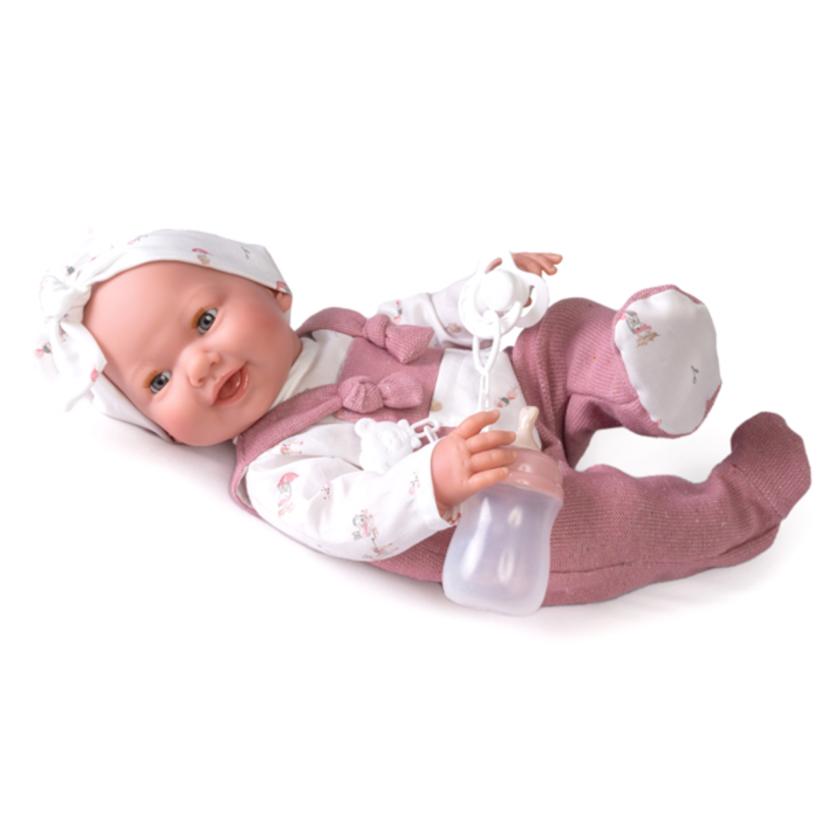 Bebé Reborn Mía Pipí Antonio Juan Cambiador y Vestido-2