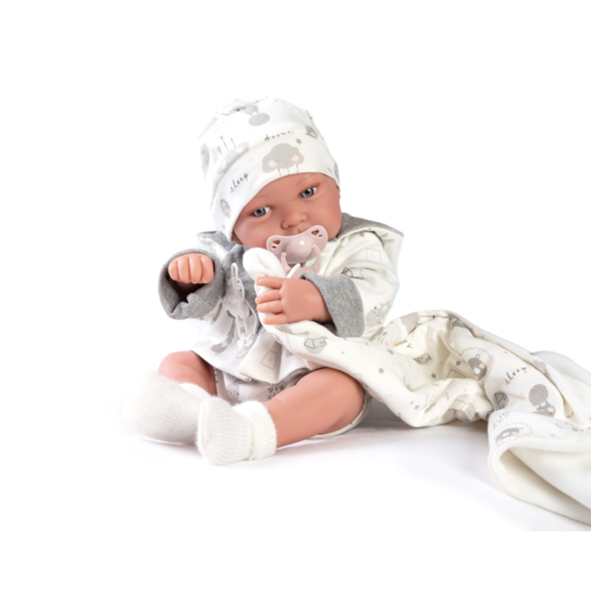 Bebé Reborn Pipa Antonio Juan Mantita-0