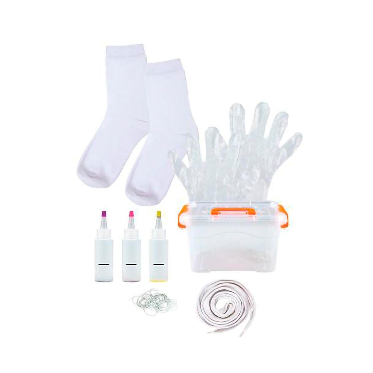 Crea tus Calcetines y Cordones Tie Dye Fashion Angels Neón-2