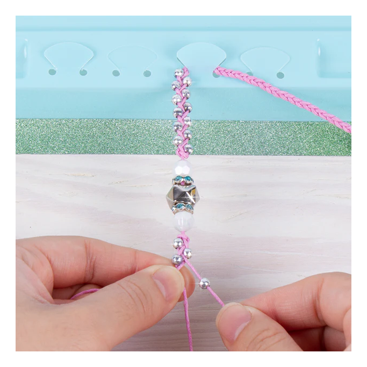 Set para hacer pulseras Bling Arcoíris Make It Real-4