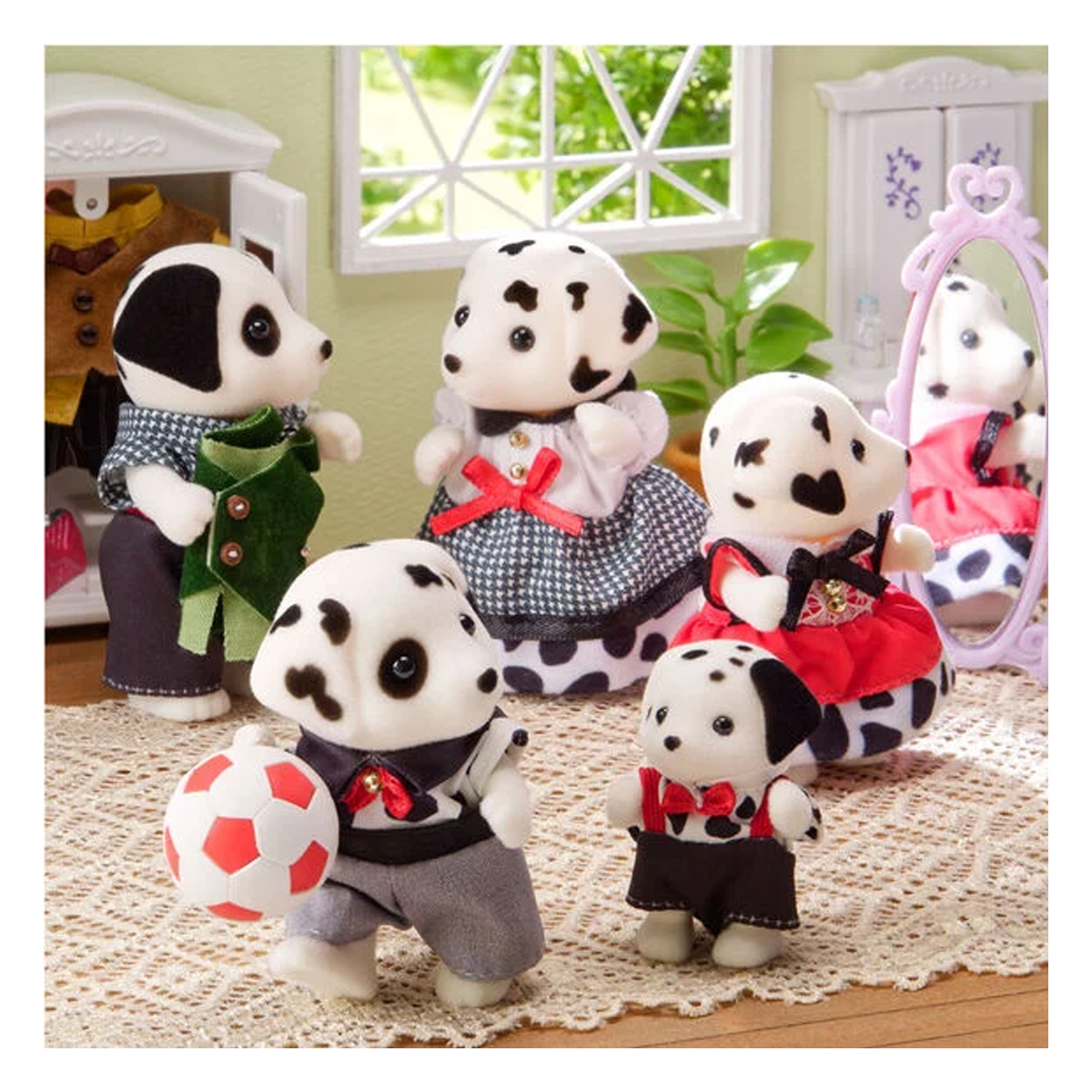 Familia Dálmata Sylvanian Families-2