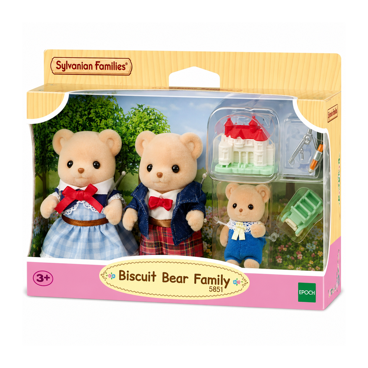Familia de Osos Biscuit Sylvanian Families-0