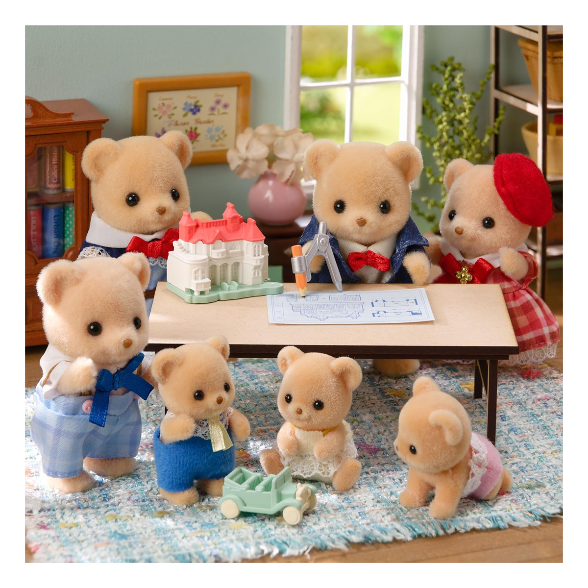 Familia de Osos Biscuit Sylvanian Families-2