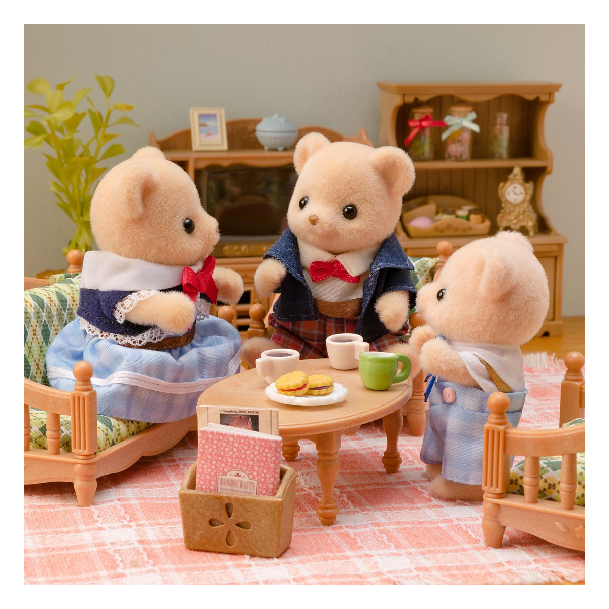Familia de Osos Biscuit Sylvanian Families-3