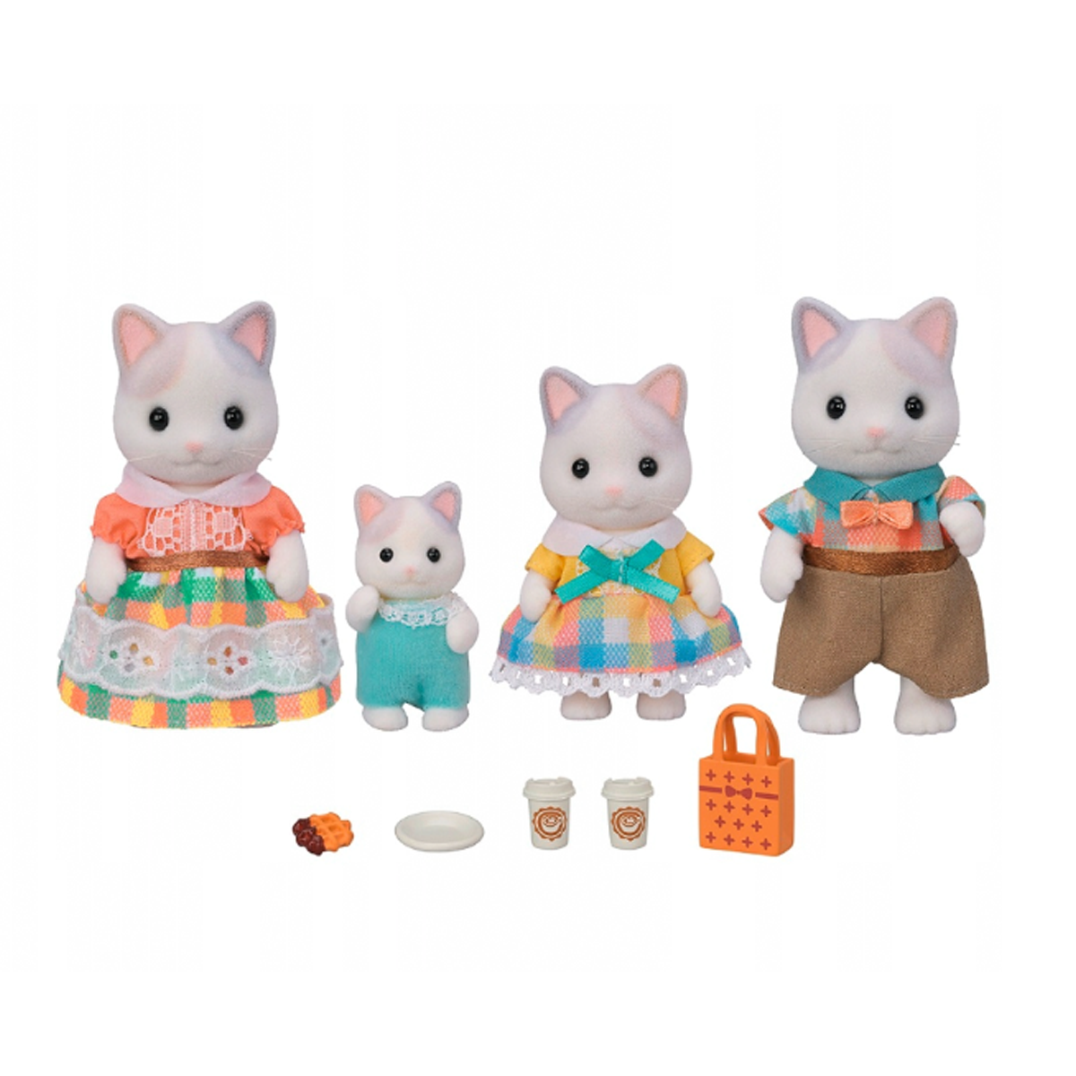 Familia Gato Latte Sylvanian Families-2