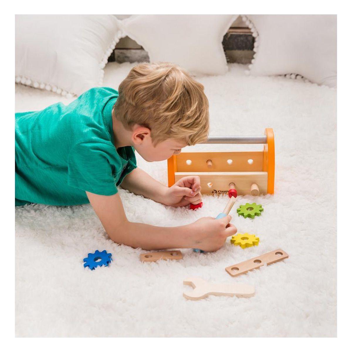 Caja Pequeña Carpintero para Niños Classic World-2