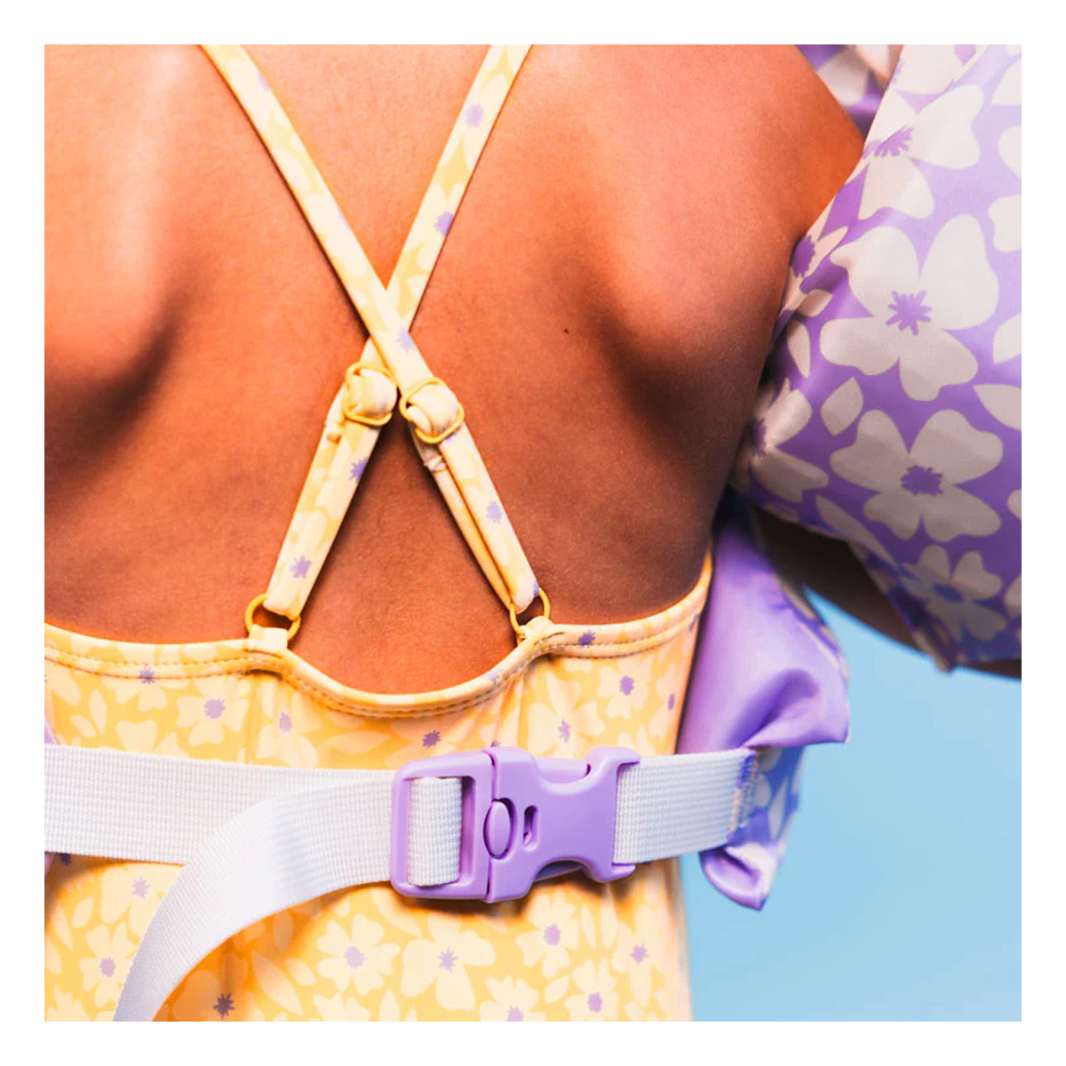 Chaleco Flotador Flores Swim Essentials-3