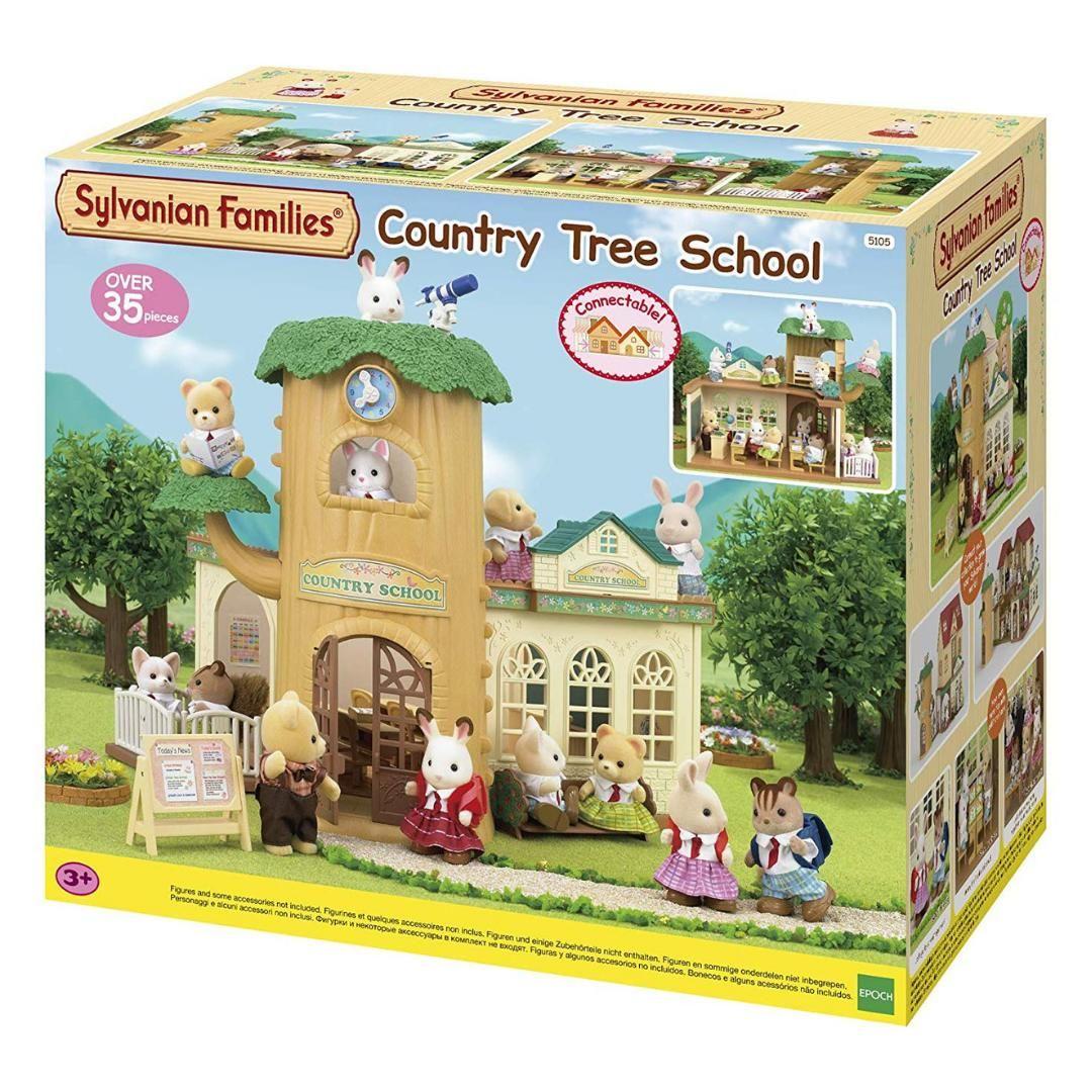 Colegio en el Árbol Sylvanian Families-0