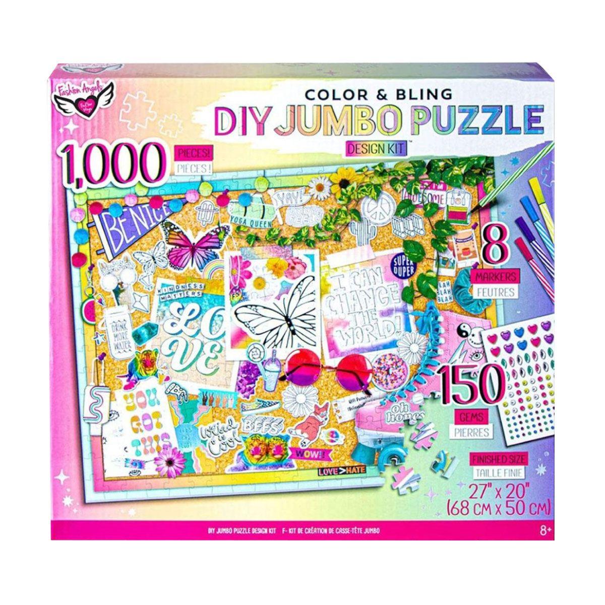 Puzzle Colores y Bling 1000 Piezas Fashion Angels-0