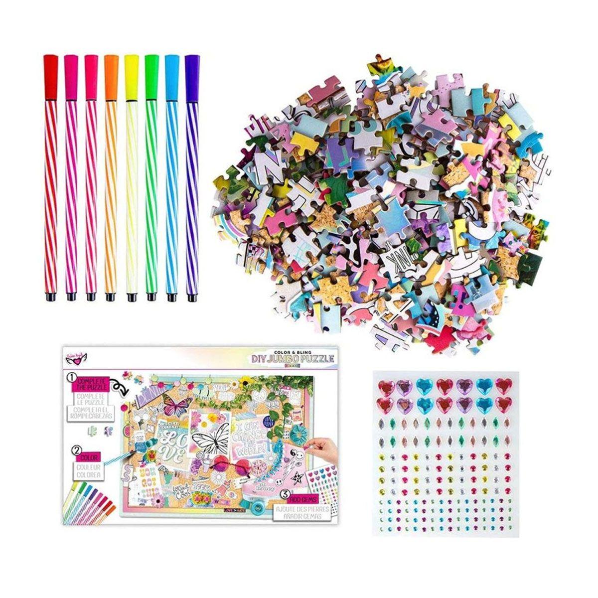 Puzzle Colores y Bling 1000 Piezas Fashion Angels-1