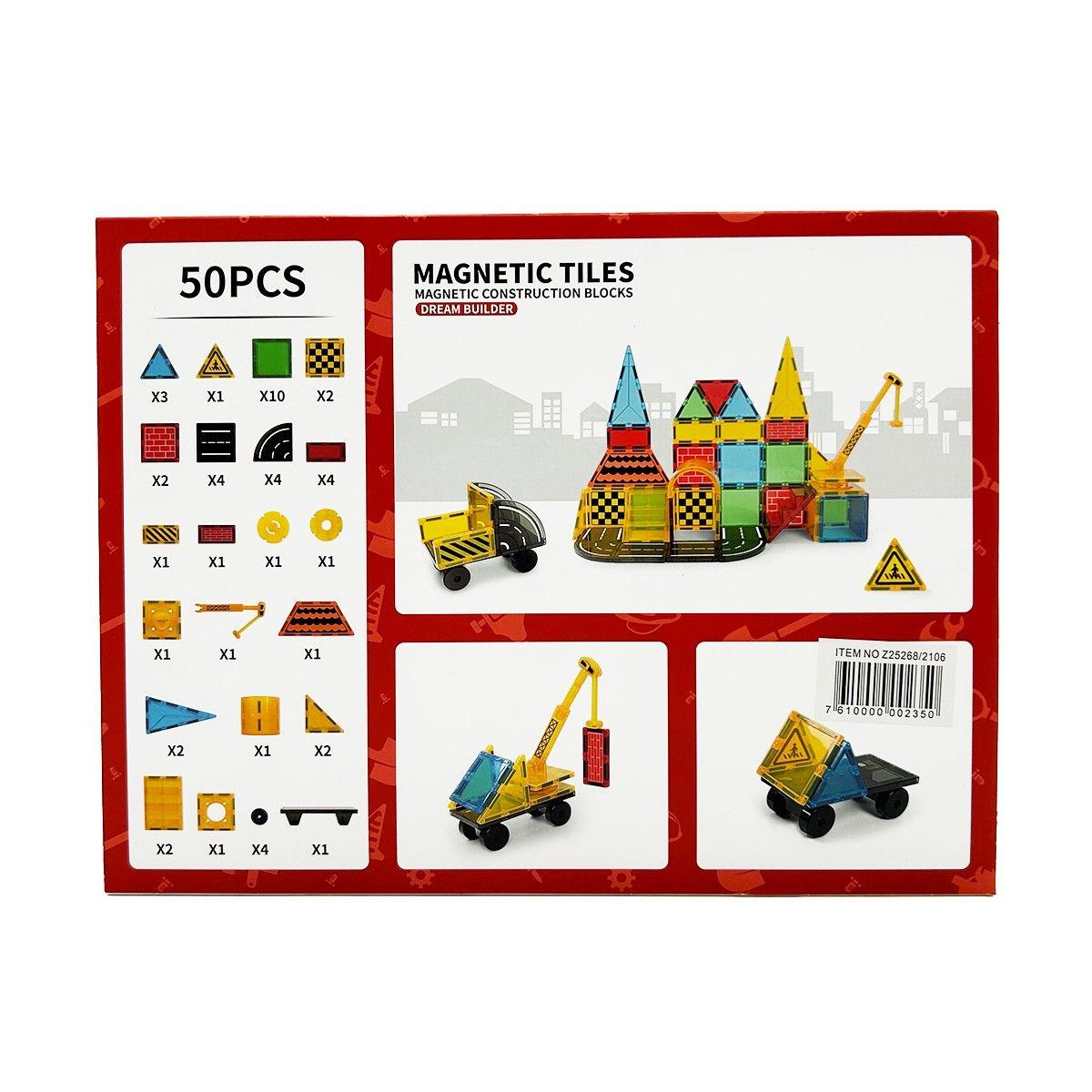 Bloques Magnéticos Constructor de Sueños 50pcs Magnetics-4