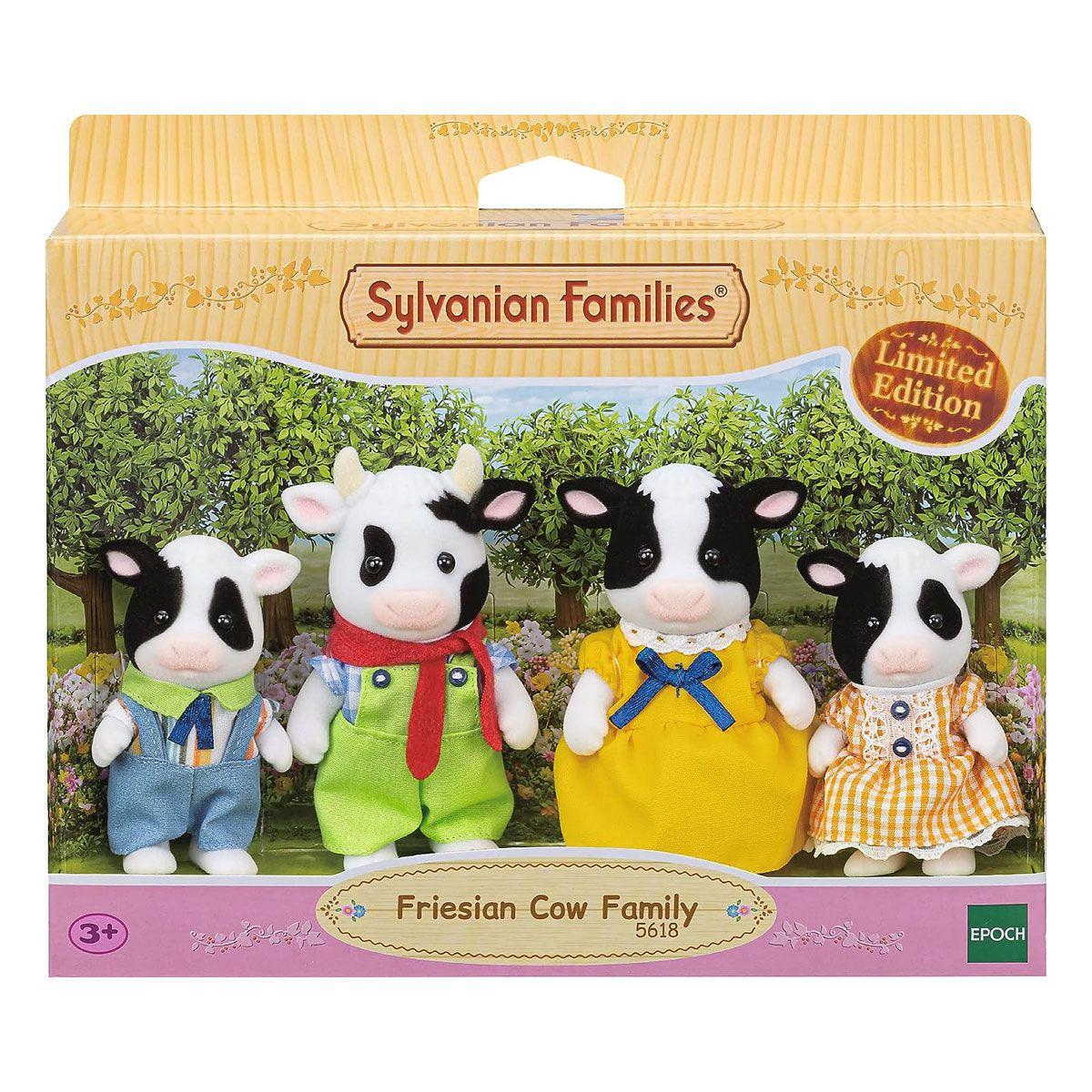 Familia Vacas Friesian Sylvanian Families-0